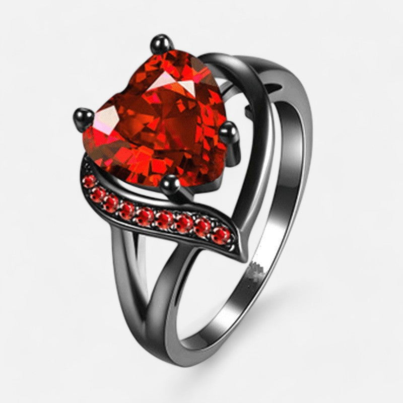Crimson Dragon Couple Rings - Dolce Vincita