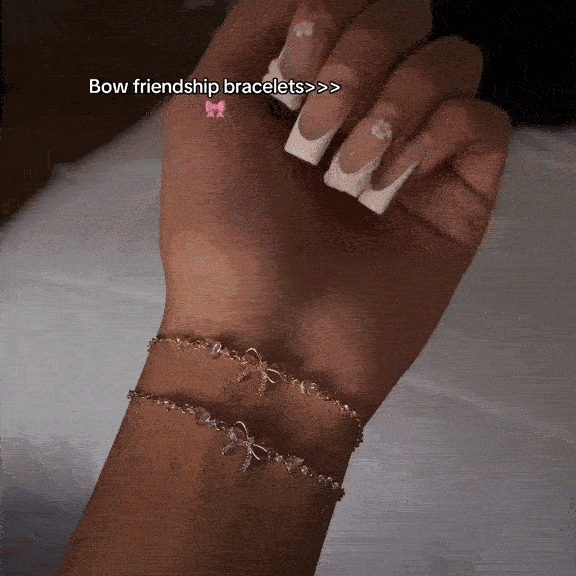 Friendship Bow Bracelet - Open Jewellery