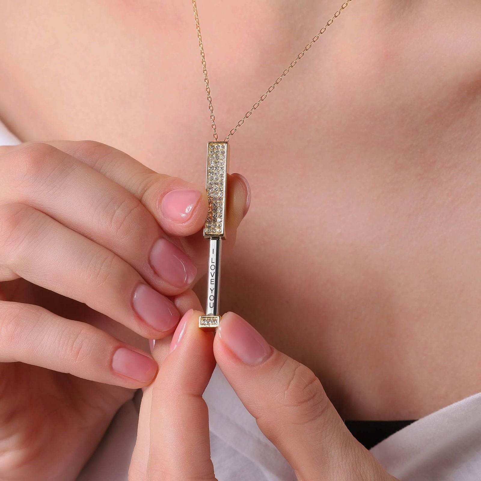 Hidden Love Message Necklace - Dolce Vincita