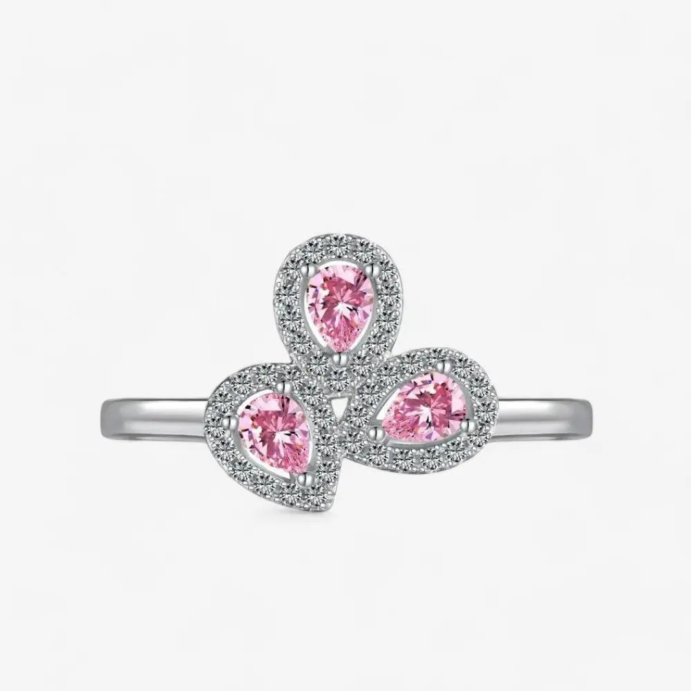 Sterling Silver Amaris Trio Ring - Dolce Vincita