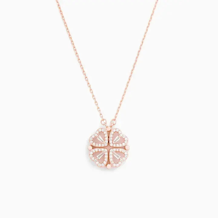 Sterling Silver Aria Clover Necklace - Dolce Vincita