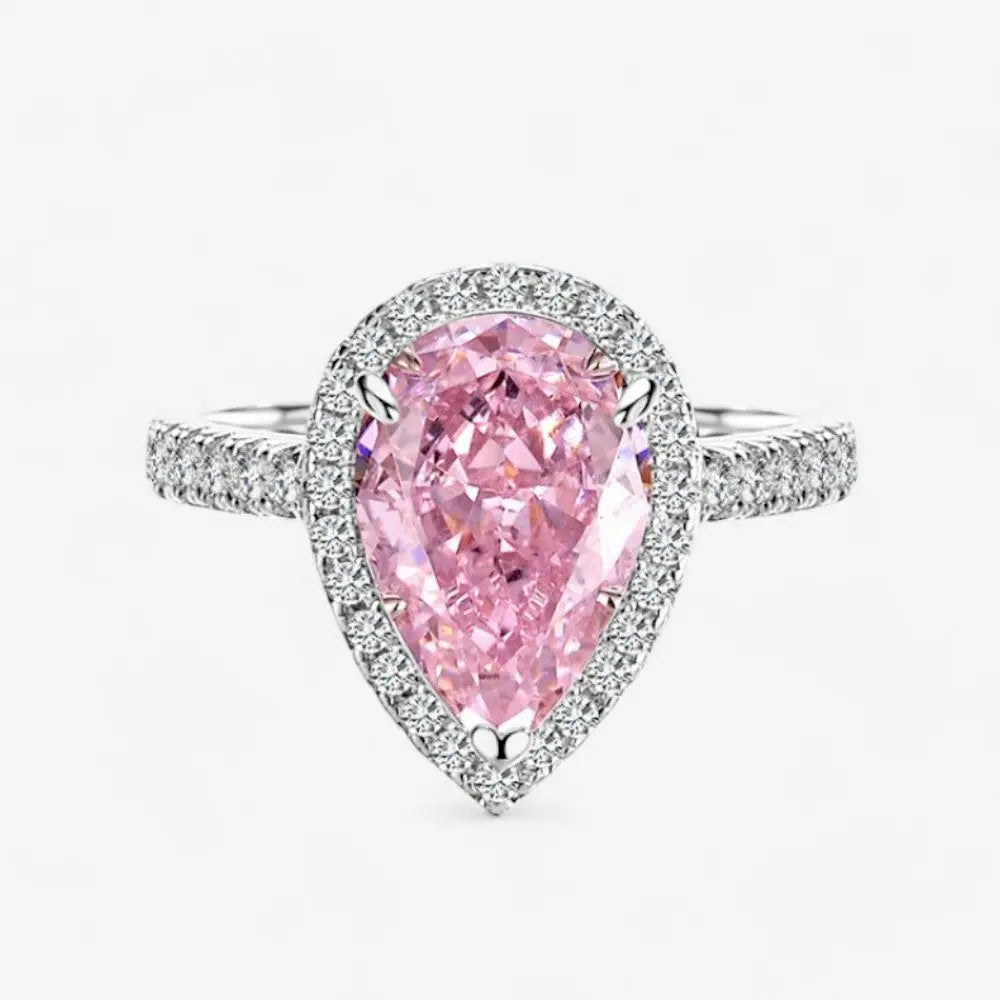 Sterling Silver Aurelia Halo Ring - Dolce Vincita