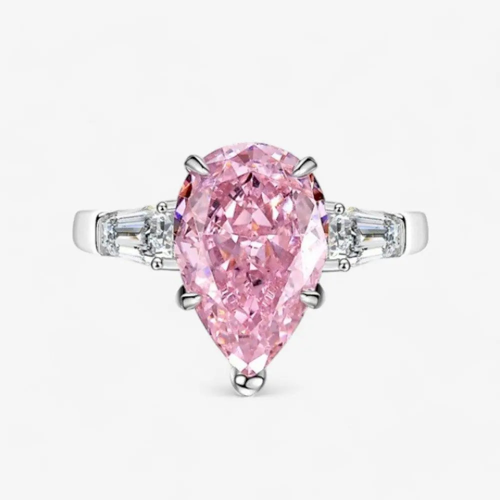 Sterling Silver Camellia Radiance Ring - Dolce Vincita