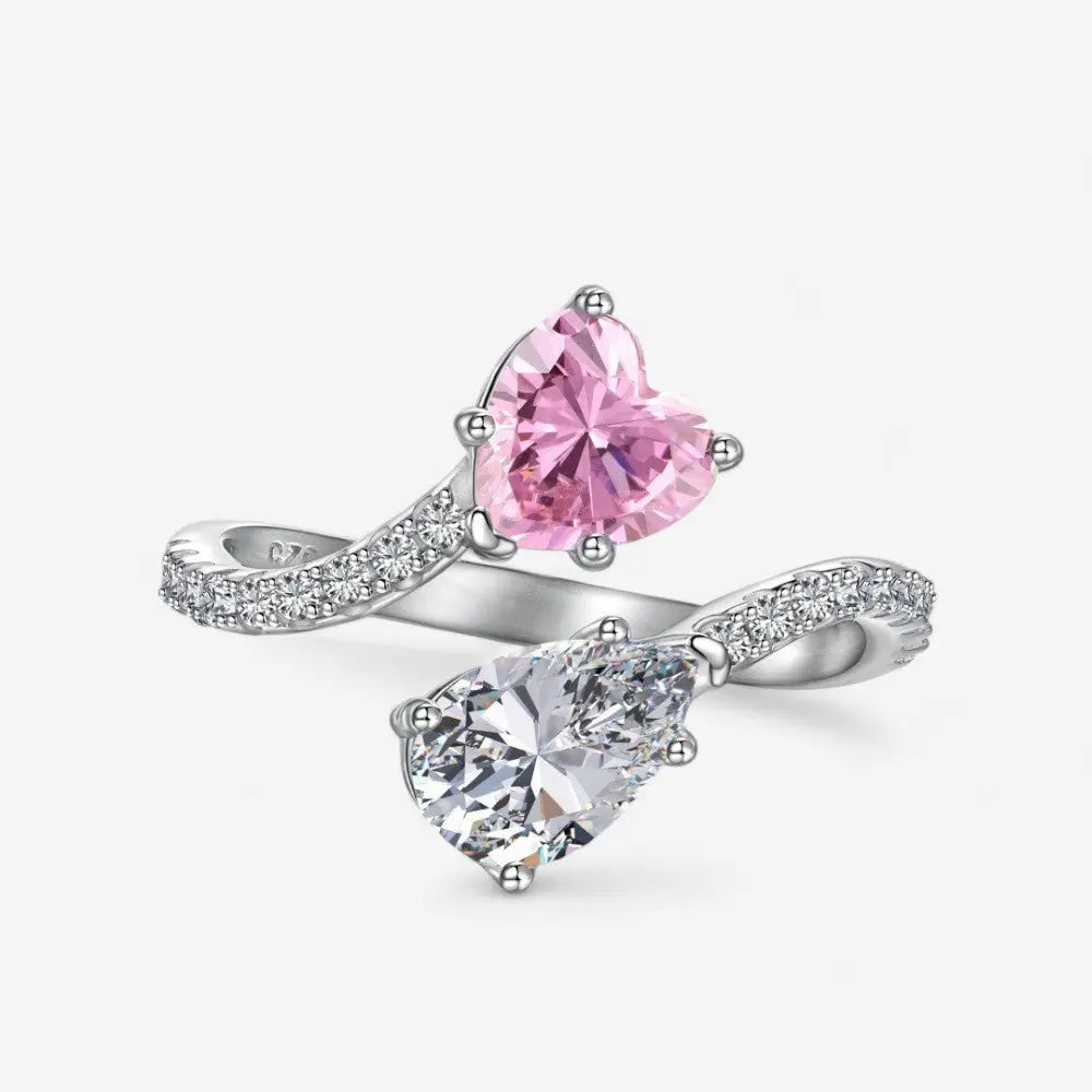 Sterling Silver Celestia Promise Ring - Dolce Vincita