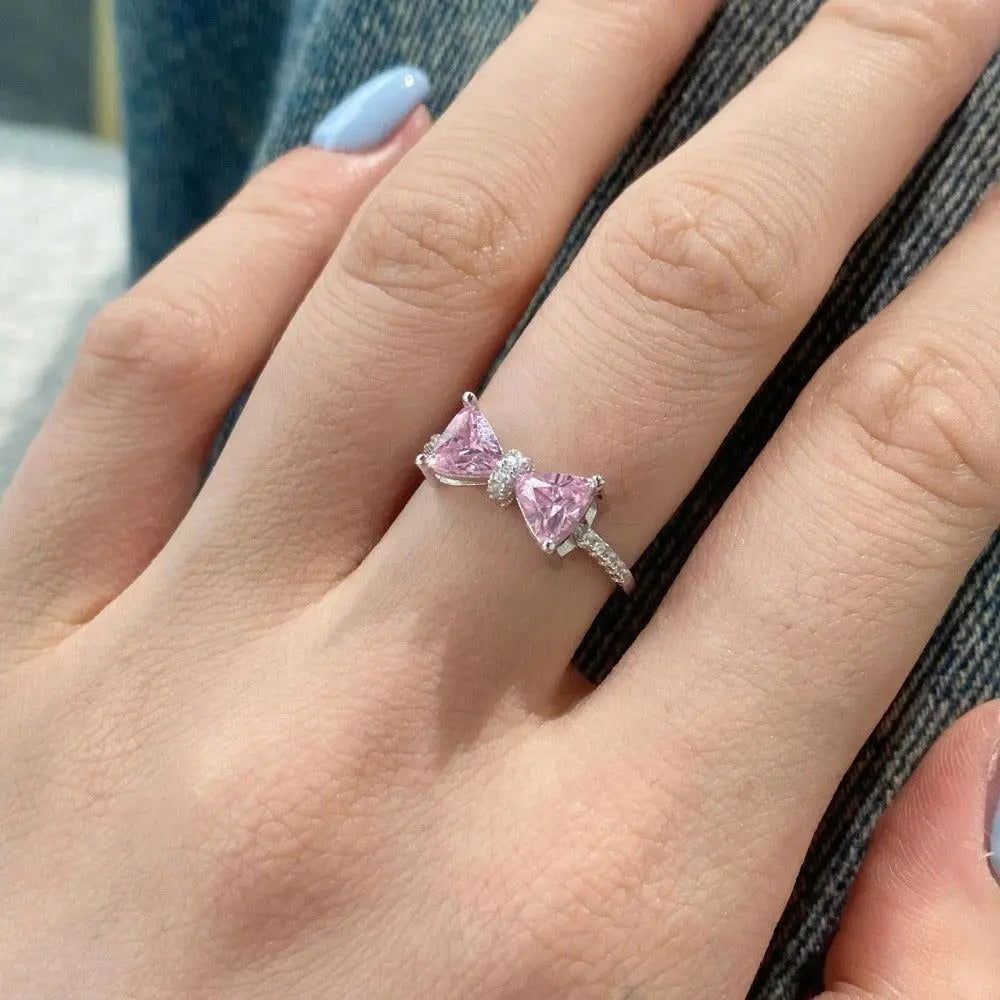 Sterling Silver Elara Ribbon Ring - Dolce Vincita