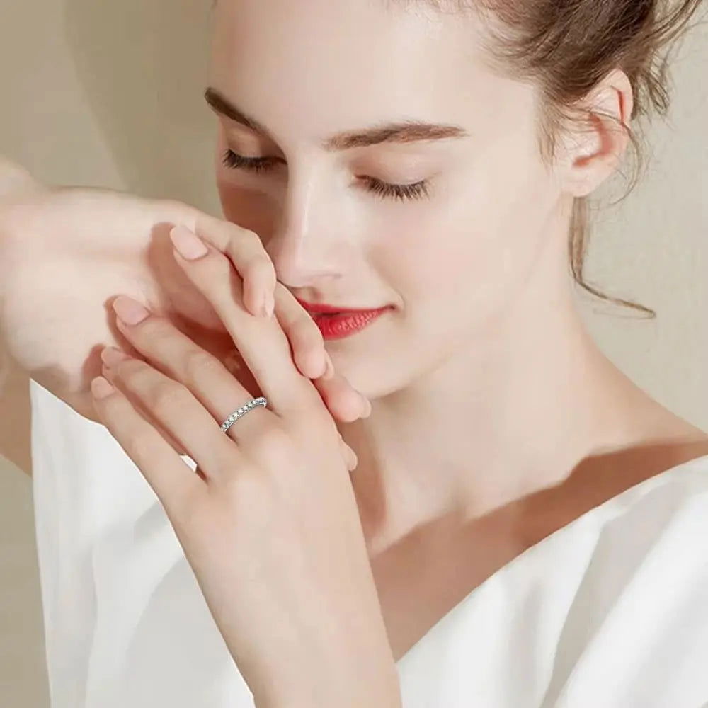 Sterling Silver Eternity Ring - Dolce Vincita