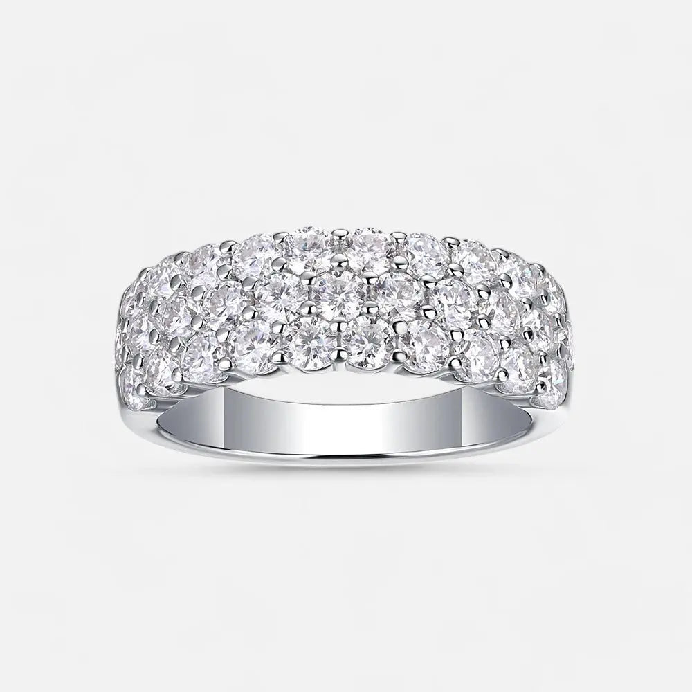 Sterling Silver Infinity Sparkle Band - Dolce Vincita