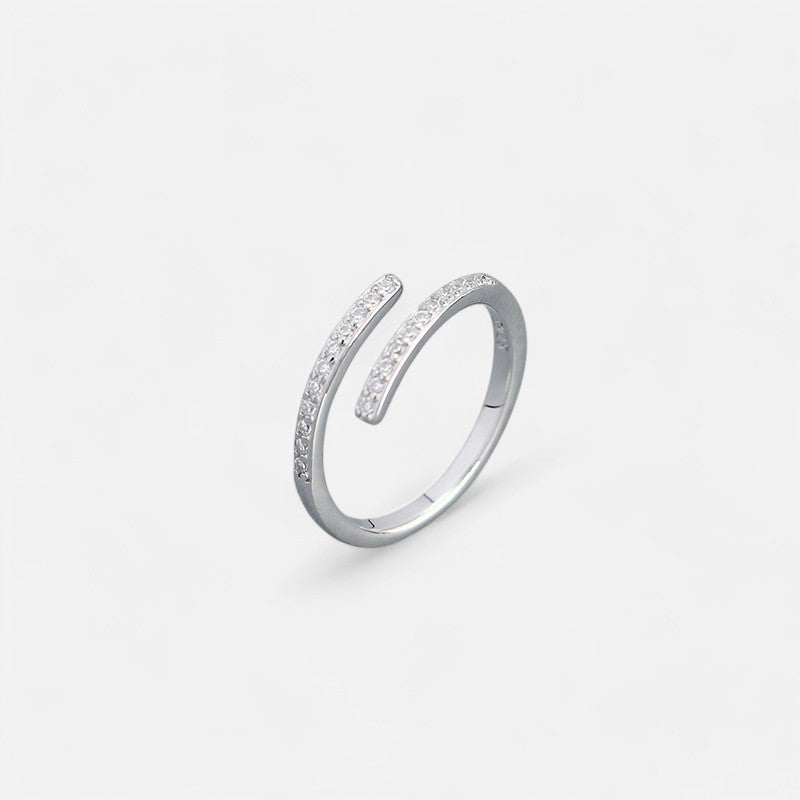 Sterling Silver Modern Elegance Dual-Tone Rings - Dolce Vincita