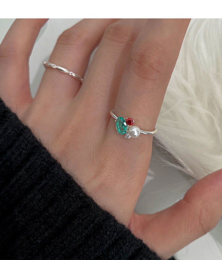 Sterling Silver Multi-Stone Ring - Dolce Vincita