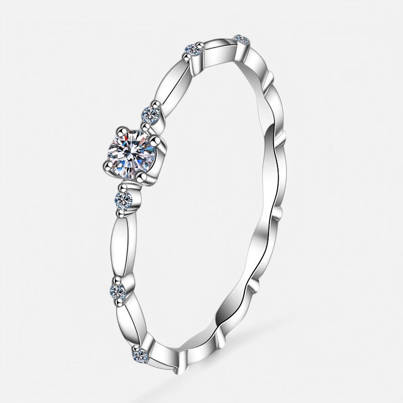 Sterling Silver Twisted Blossom Ring - Dolce Vincita