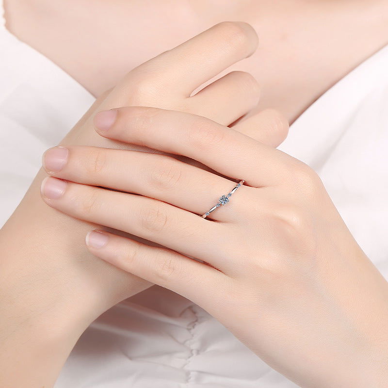 Sterling Silver Twisted Blossom Ring - Dolce Vincita
