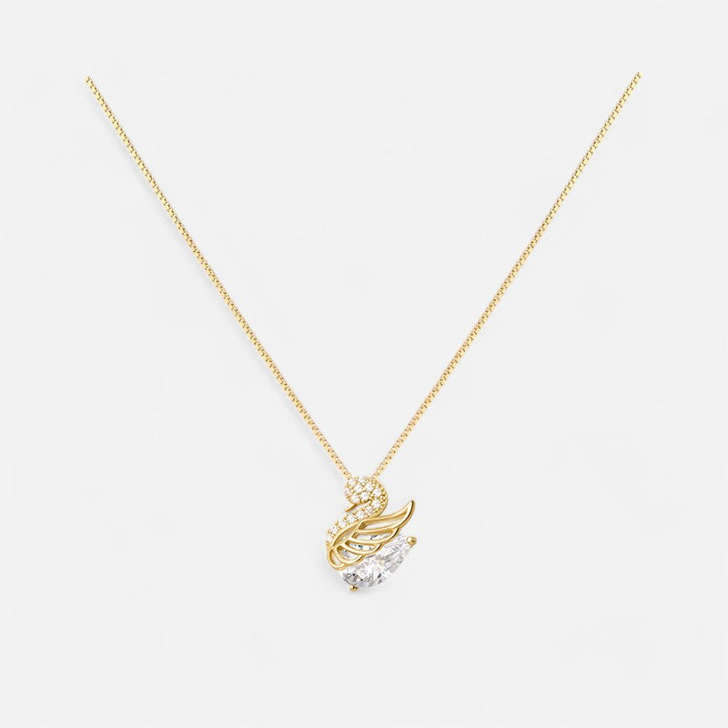 Angel Wing Pendant Necklace - Dolce Vincita