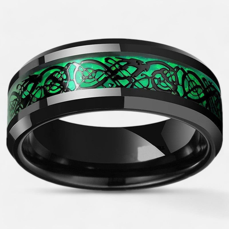 Crimson Dragon Couple Rings - Dolce Vincita