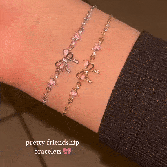Friendship Bow Bracelet - Open Jewellery