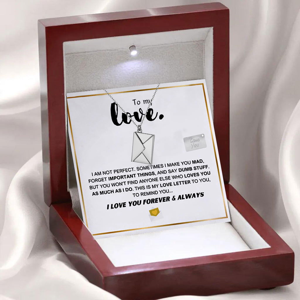 Love Letter Pendant Necklace - Dolce Vincita