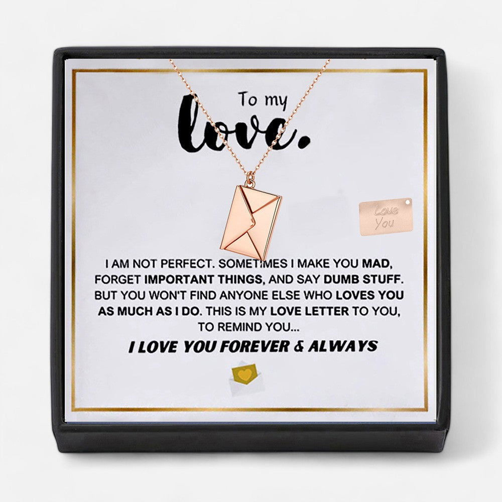 Love Letter Pendant Necklace - Dolce Vincita