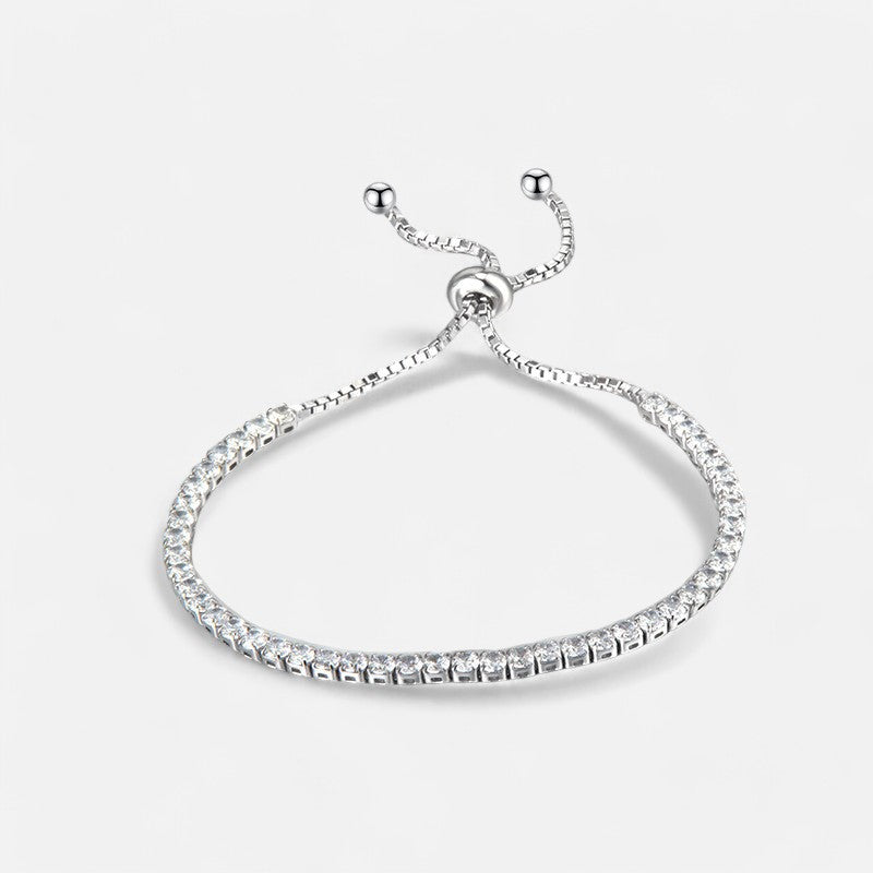 The Sterling Silver Elegant Tennis Bracelet