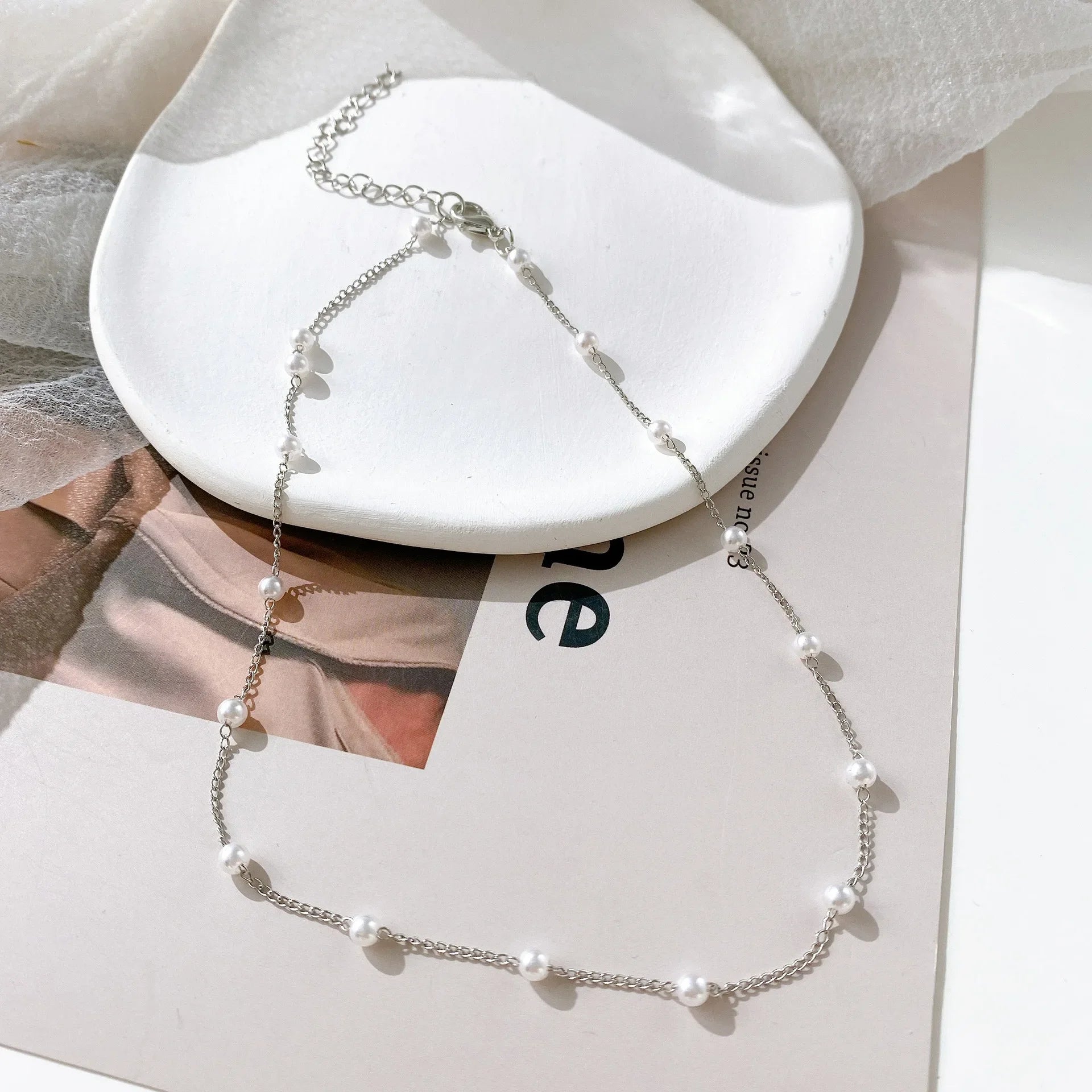 Pearl Cross Love Heart Pendant