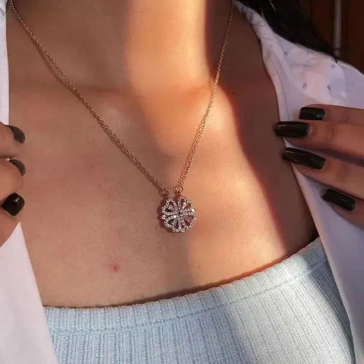 Sterling Silver Aria Clover Necklace - Dolce Vincita