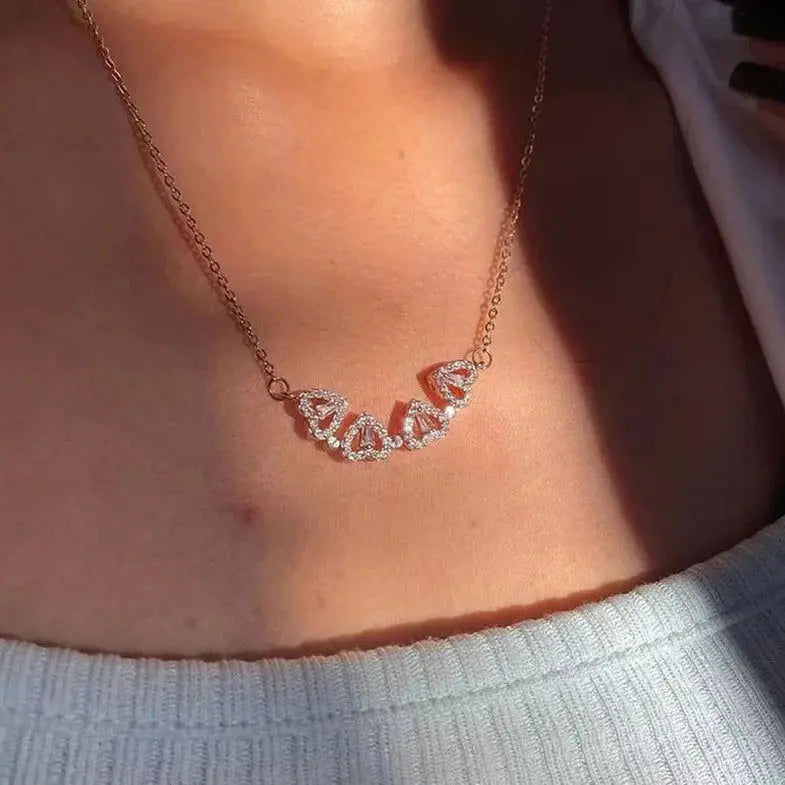 Sterling Silver Aria Clover Necklace - Dolce Vincita