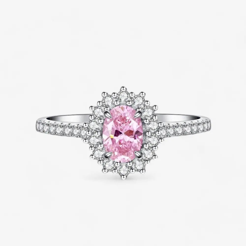 Sterling Silver Aurora Bloom Ring - Dolce Vincita