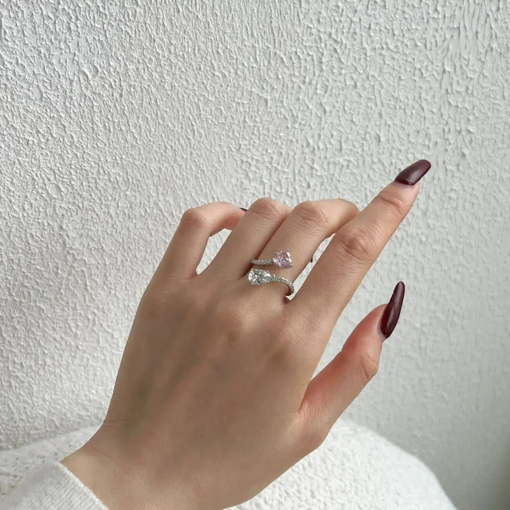 Sterling Silver Celestia Promise Ring - Dolce Vincita