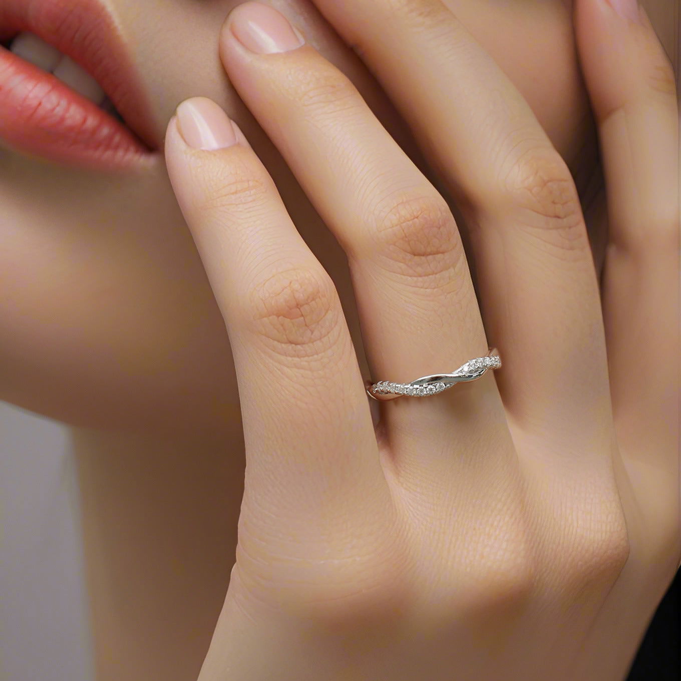 Sterling Silver Double Twisted Ring - Open Jewellery