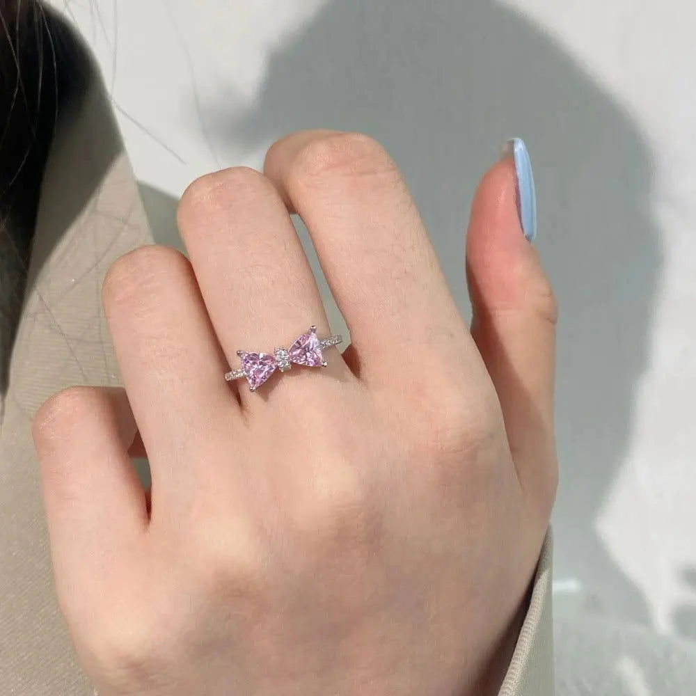 Sterling Silver Elara Ribbon Ring - Dolce Vincita