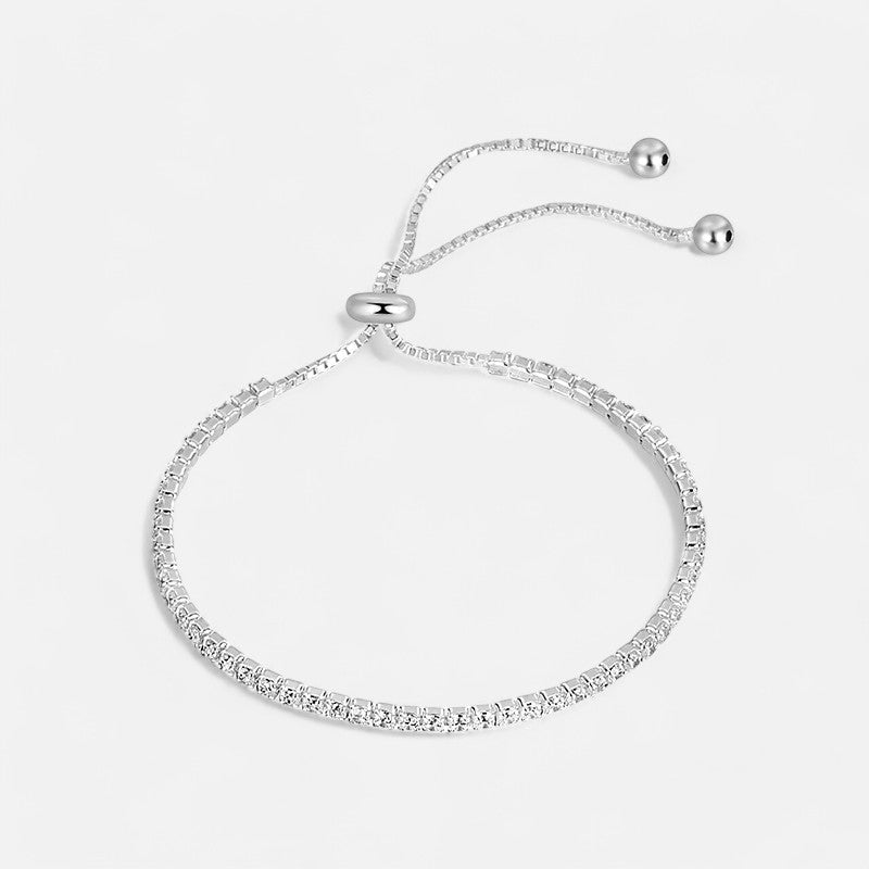 Sterling Silver Elegant Tennis Bracelet - Dolce Vincita