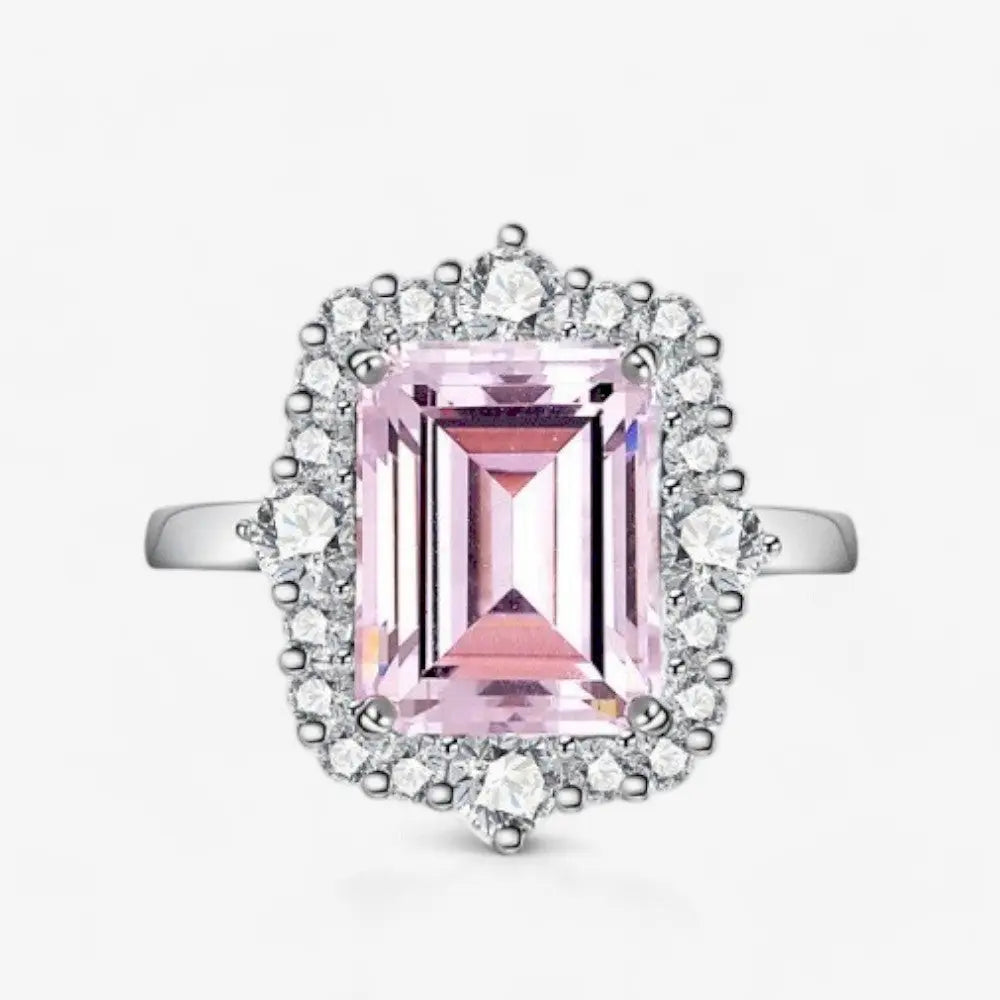 Sterling Silver Eliana Halo Ring - Dolce Vincita