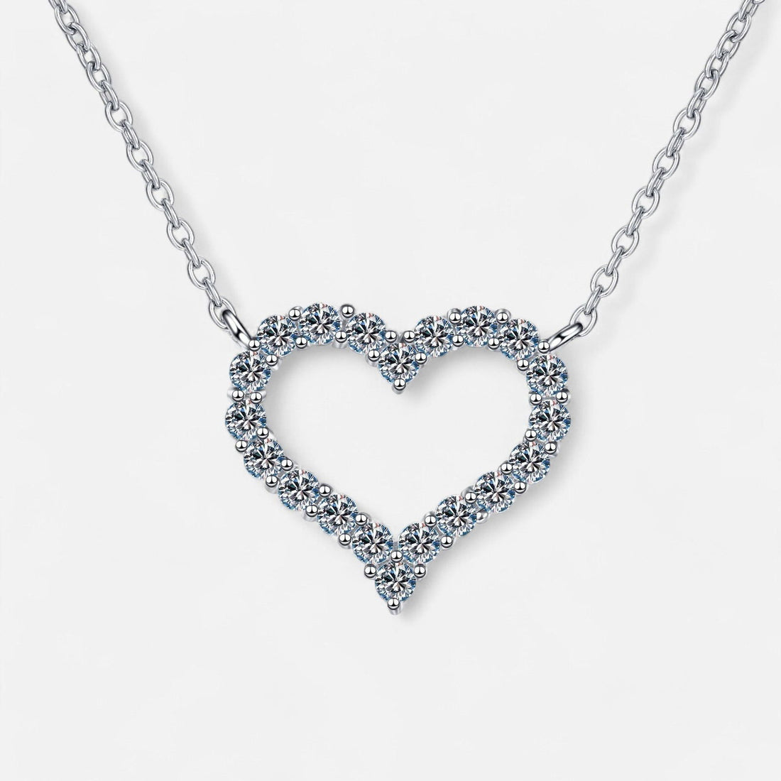 Sterling Silver Eternal Heart Necklace - Dolce Vincita