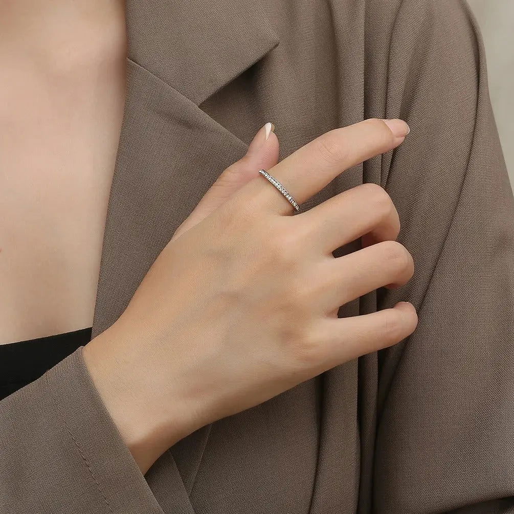 Sterling Silver Eternity Ring - Dolce Vincita