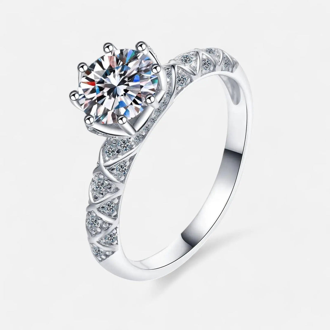 Sterling Silver Ivy Twist Ring - Dolce Vincita