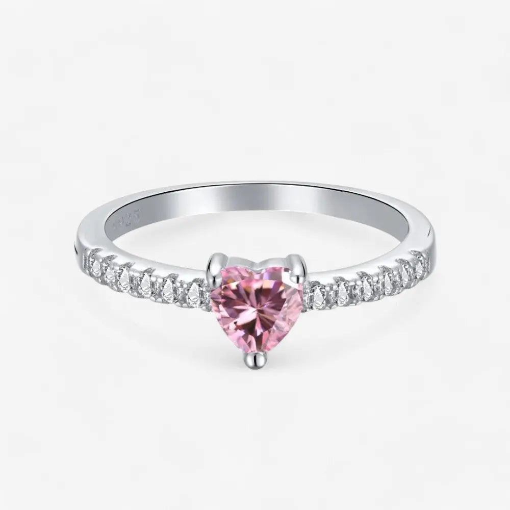 Sterling Silver Juliette Heart Ring - Dolce Vincita