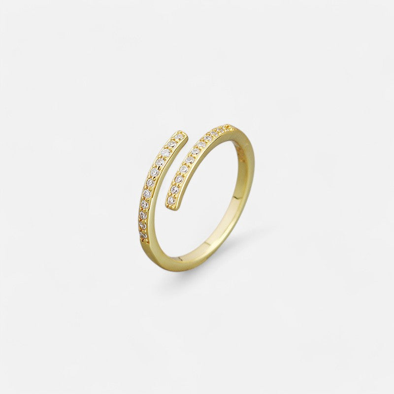 Sterling Silver Modern Elegance Dual-Tone Rings - Dolce Vincita