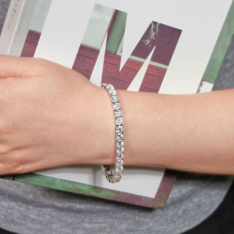 Sterling Silver Radiance Tennis Bracelet - Dolce Vincita